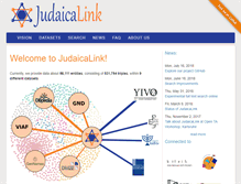 Tablet Screenshot of judaicalink.org